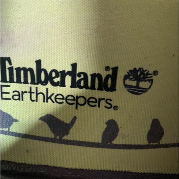 Timberland Earthkeepers Sz 9.5 Grey Canvas with Lime rubber outsole - Picture 3 of 9